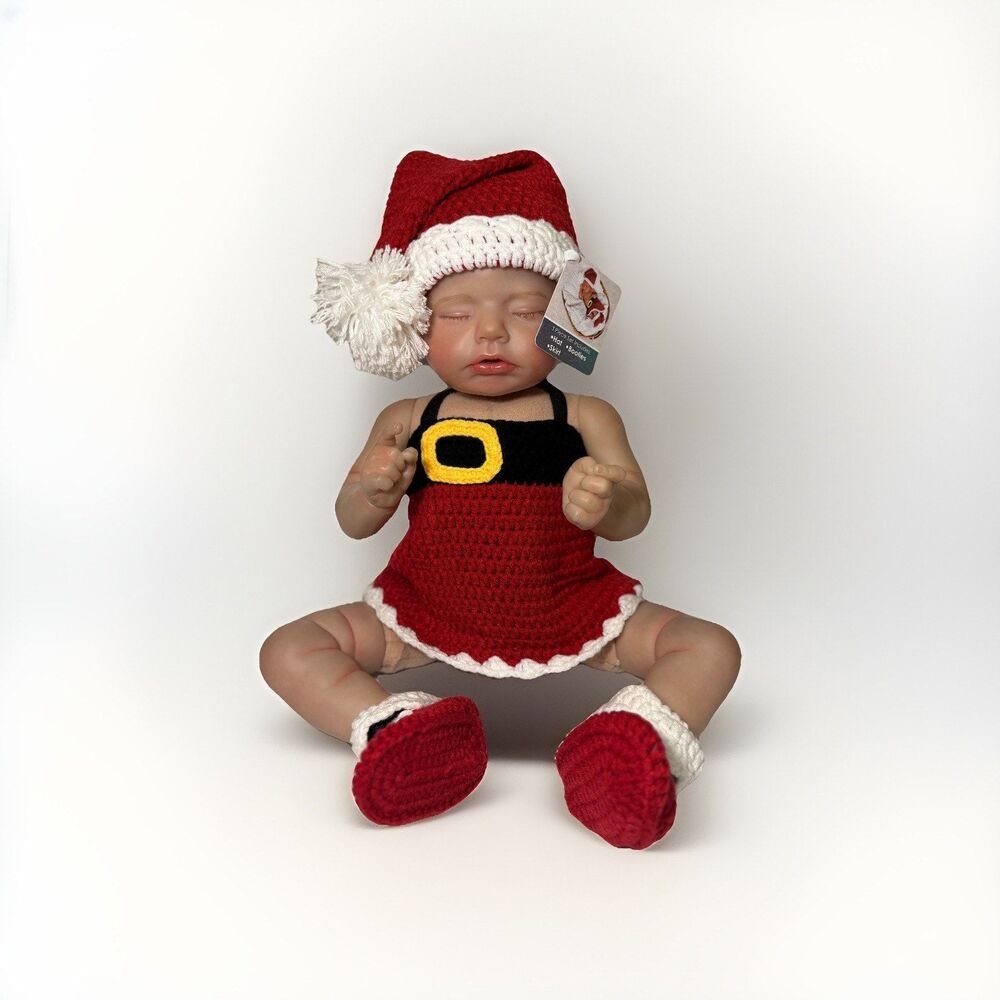 Ping Lau Reborn Baby Doll – 22in Lifelike Vinyl – Hand-Rooted Hair – Realistic